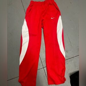 Red Nike Warm Up Pants